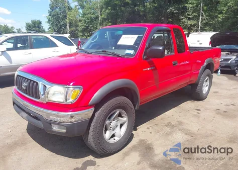 2002 Toyota Tacoma Base V6 из США, поврежденный, VIN 5TEWN72N52Z073039